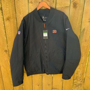 Nike Cincinnati Bengals Sideline Bomber Jacket